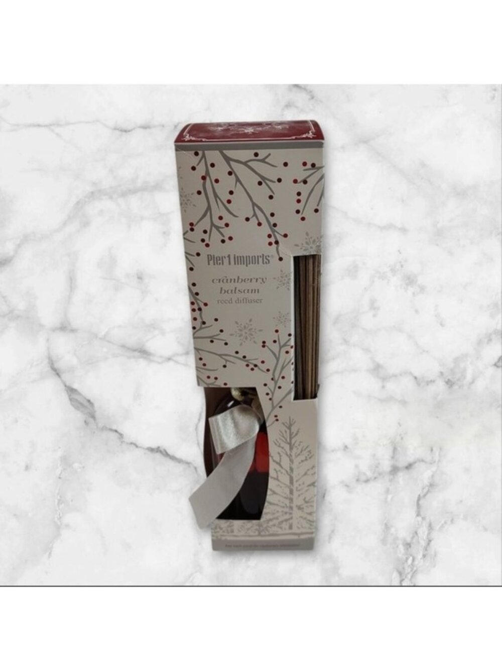 Pier 1 Imports Cranberry Balsam Red Diffuser 10fl oz